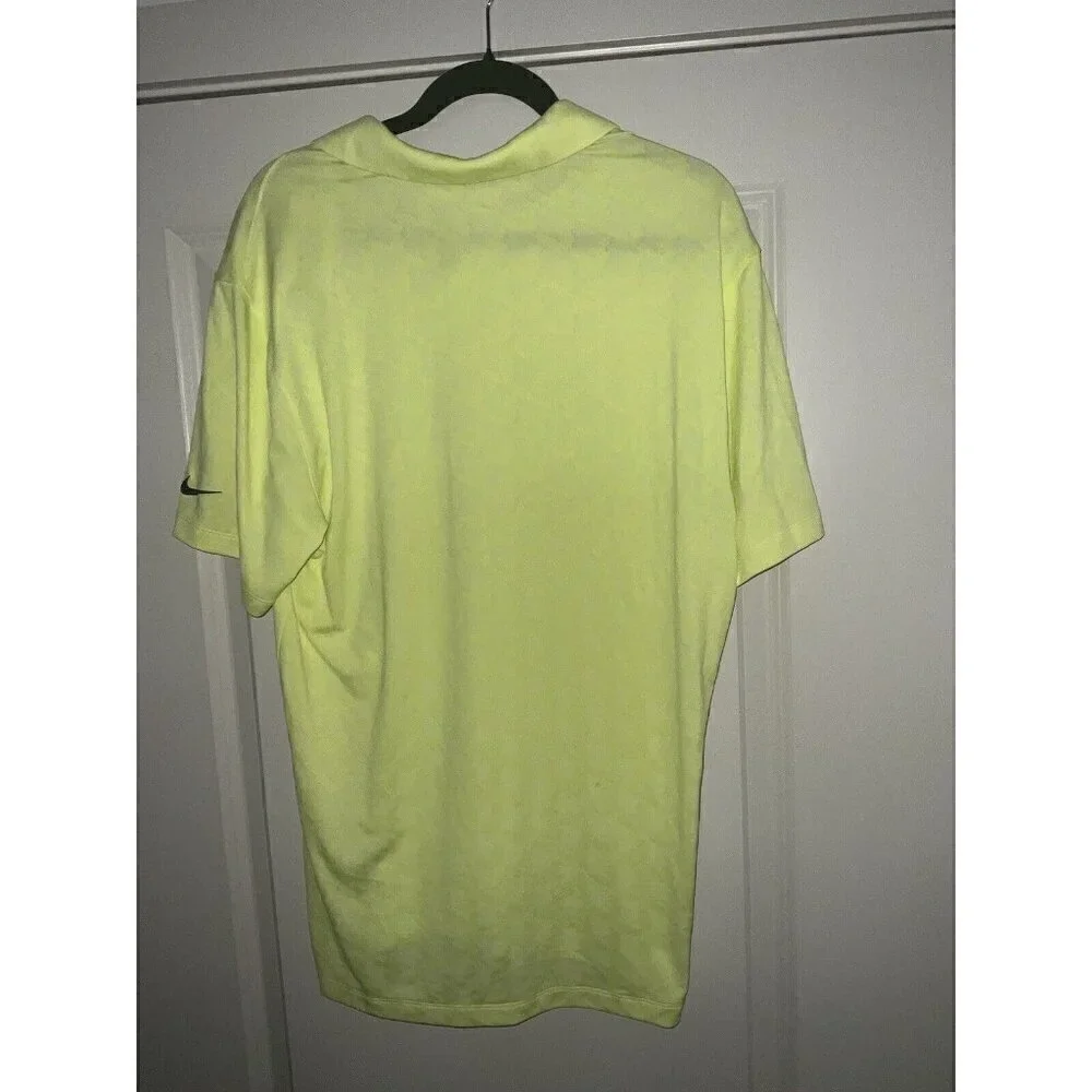 Nike Dri-FIT Vapor‎ Golf Polo Shirt Light Lemon Twist DA2974-736 Men's Size M